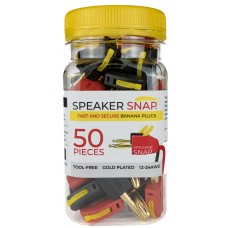 SPEAKER SNAP BANANA PLUGS 25 PAIR